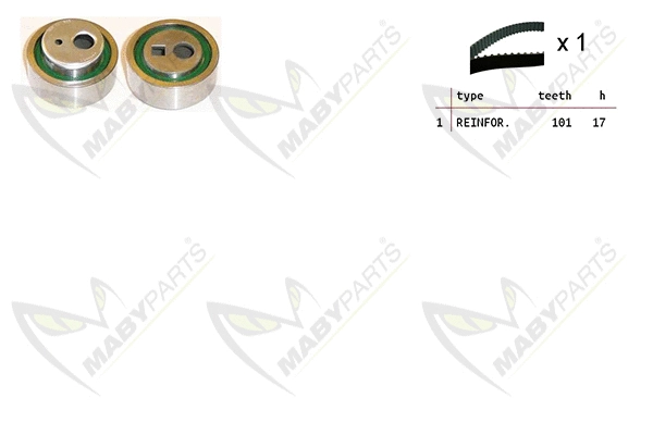 Kit de courroie crantée MABYPARTS OBK010194