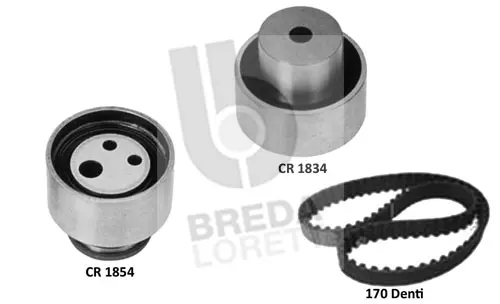 Kit de courroie crantée BREDA LORETT KCD0722