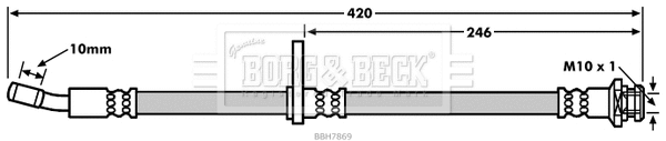 Flexible de frein BORG & BECK BBH7869