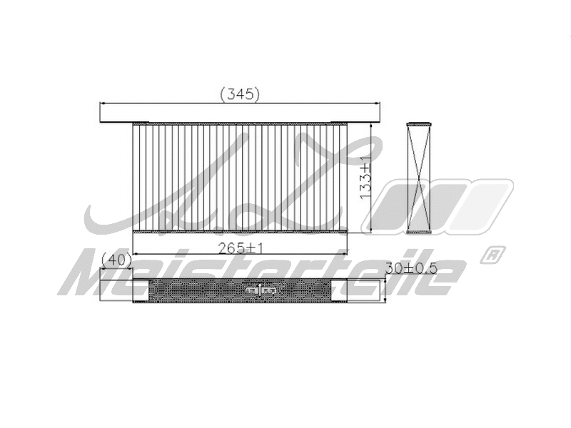Filtre, air de l'habitacle A.Z. Meisterteile AZMT-41-010-1772