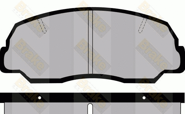 Kit de plaquettes de frein, frein à disque Brake ENGINEERING PA366
