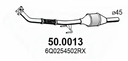Catalyseur ASSO 50.0013