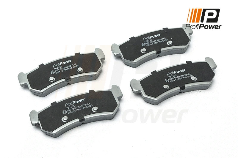 Kit de plaquettes de frein, frein à disque ProfiPower 1B2105