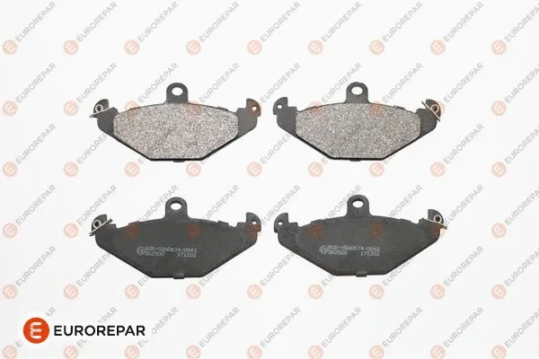 Kit de plaquettes de frein, frein à disque EUROREPAR 1617252880
