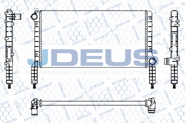 Radiateur, refroidissement du moteur JDEUS M-0110820
