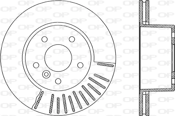 Disque de frein OPEN PARTS BDR1925.20