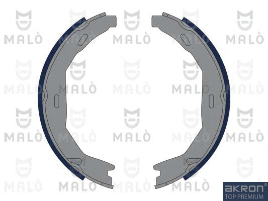 Jeu de mâchoires de frein, frein de stationnement AKRON-MALÒ 1390176