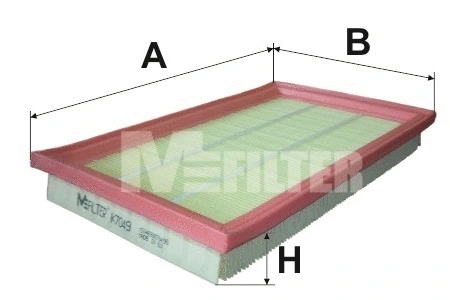 Filtre à air MFILTER K 7049