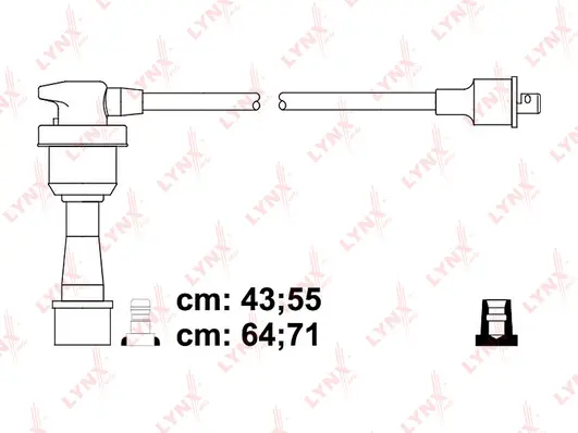 Kit de câbles d'allumage LYNXAUTO SPC5515