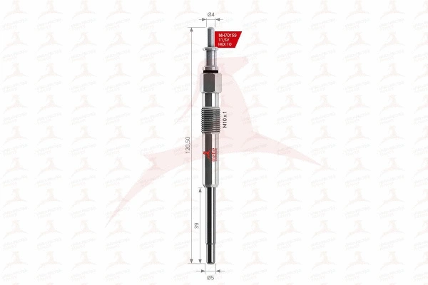 Bougie de préchauffage MEHA AUTOMOTIVE MH70159