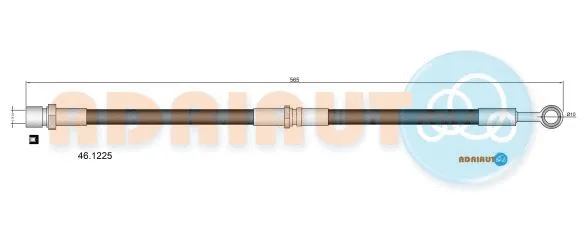 Flexible de frein ADRIAUTO 46.1225