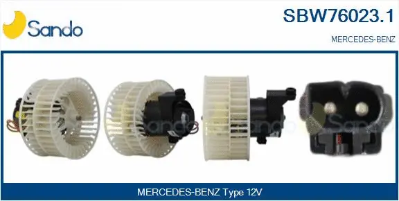 Pulseur d'air habitacle SANDO SBW76023.1