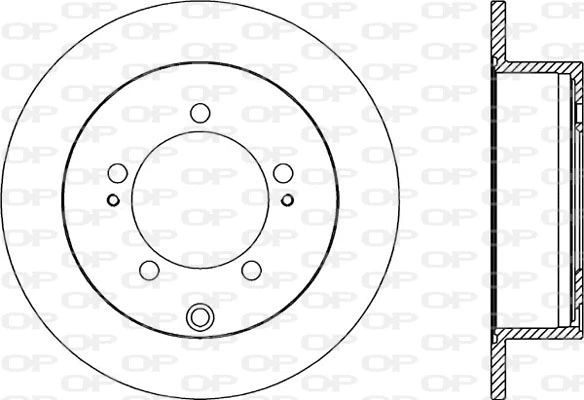 Disque de frein OPEN PARTS BDR2189.10