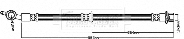 Flexible de frein BORG & BECK BBH7969