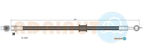 Flexible de frein ADRIAUTO 12.1225