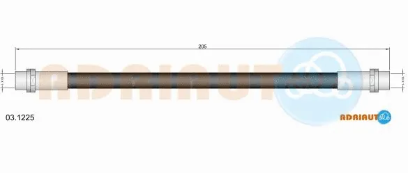 Flexible de frein ADRIAUTO 03.1225