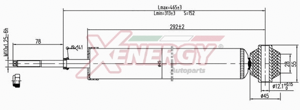 Amortisseur AP XENERGY X040349