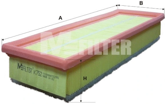 Filtre à air MFILTER K 752
