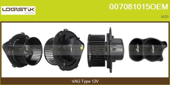 Pulseur d'air habitacle LGK 007081015OEM