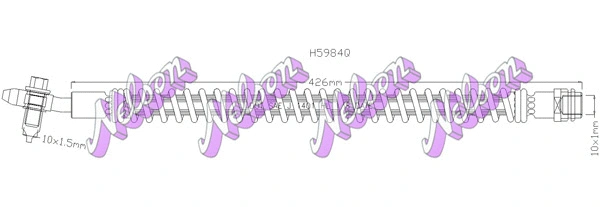 Flexible de frein KAWE H5984Q
