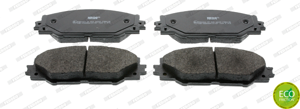 Kit de plaquettes de frein, frein à disque FERODO FDB4136