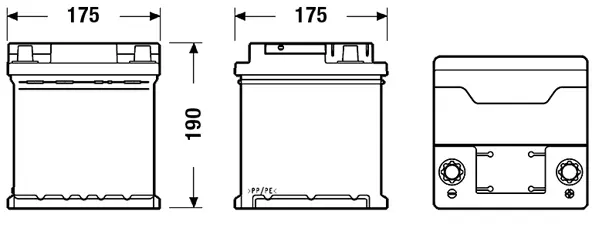 Batterie de démarrage TUDOR TB440