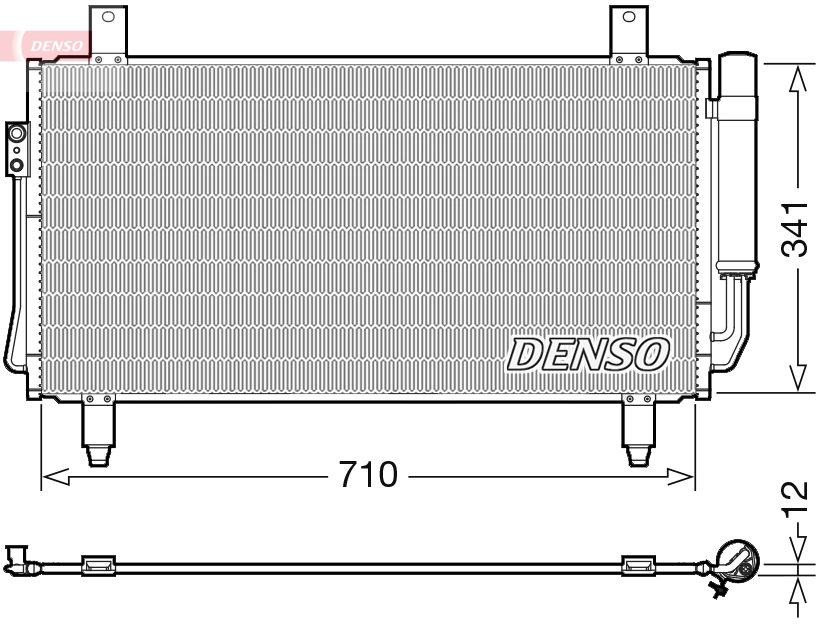 Condenseur, climatisation DENSO DCN45006
