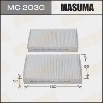 Filtre, air de l'habitacle MASUMA MC-2030
