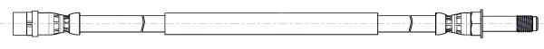 Flexible de frein CEF 515285