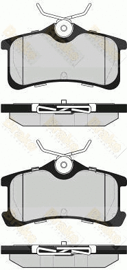 Kit de plaquettes de frein, frein à disque Brake ENGINEERING PA1615