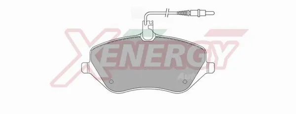 Kit de plaquettes de frein, frein à disque AP XENERGY X40934