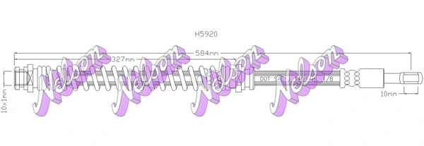 Flexible de frein BROVEX-NELSON H5920