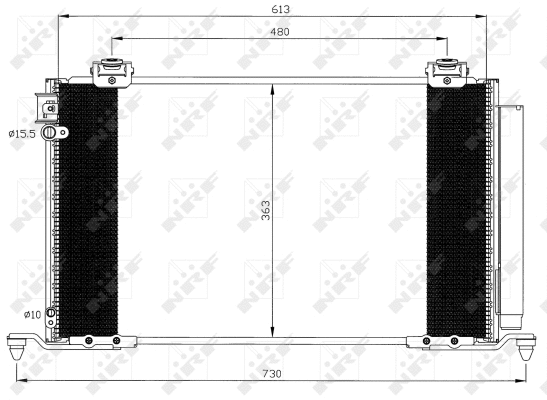 Condenseur, climatisation NRF 35595