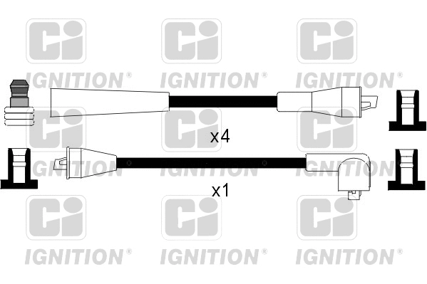 Kit de câbles d'allumage QUINTON HAZELL XC891