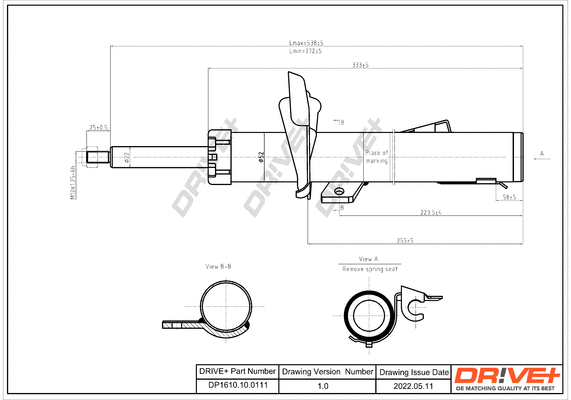 Amortisseur Dr!ve+ DP1610.10.0111