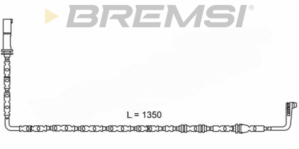 Contact d'avertissement, usure des plaquettes de frein BREMSI WI0680