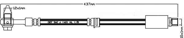 Flexible de frein JURATEK JBH1131