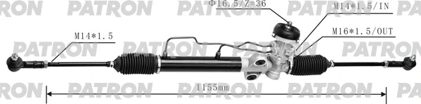 Crémaillère de direction PATRON PSG3206