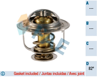 Thermostat, liquide de refroidissement FAE 5324382