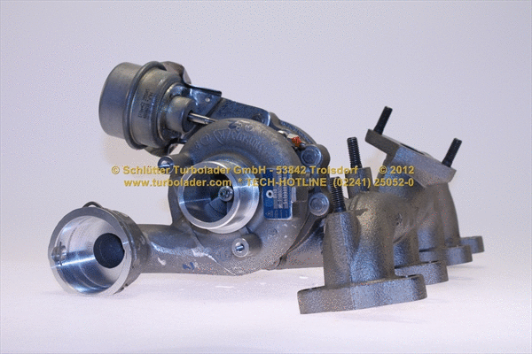 Turbocompresseur, suralimentation SCHLÜTTER TURBOLADER 172-07080