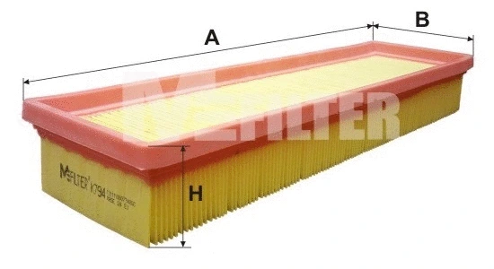 Filtre à air MFILTER K 794