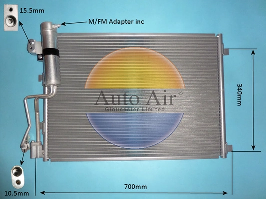 Condenseur, climatisation AUTO AIR GLOUCESTER 16-1347