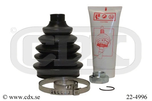 Jeu de joints-soufflets, arbre de commande CDX 22-4996