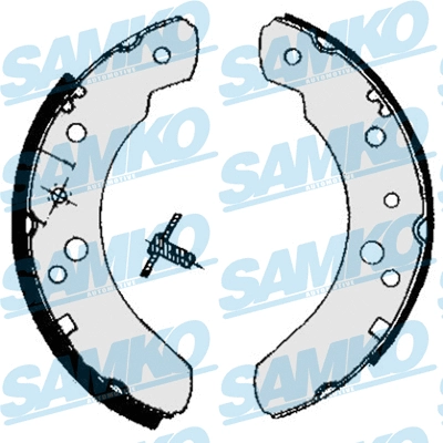 Jeu de mâchoires de frein SAMKO 85070