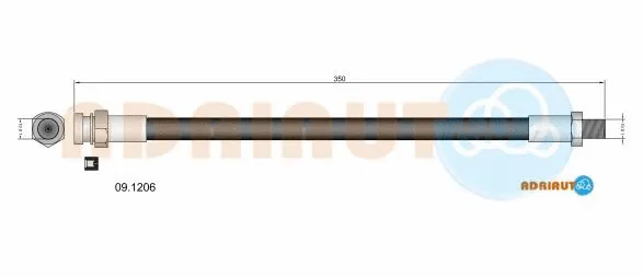 Flexible de frein ADRIAUTO 09.1206
