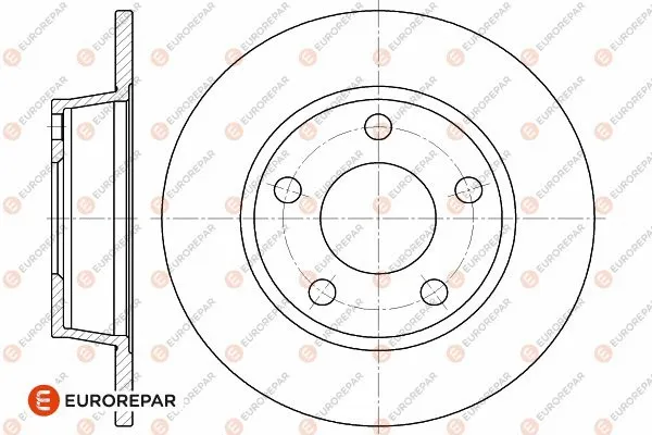Disque de frein EUROREPAR 1642776180