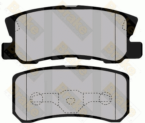 Kit de plaquettes de frein, frein à disque Brake ENGINEERING PA1492