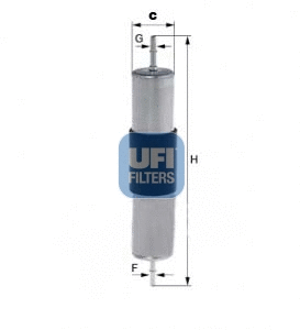 Filtre à carburant UFI 31.768.00