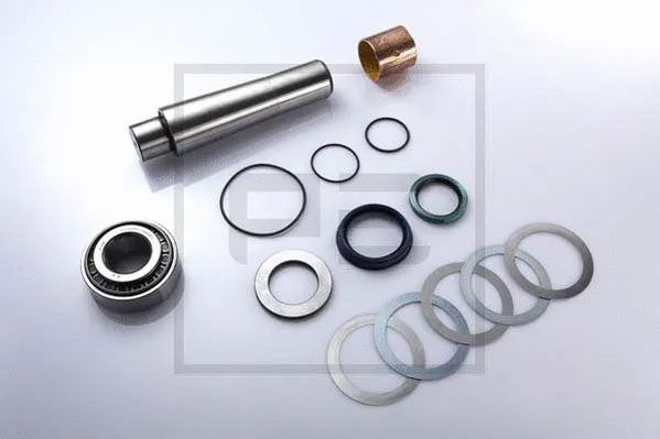 Kit d'assemblage, pivot de fusée d'essieu PE Automotive 121.004-00A