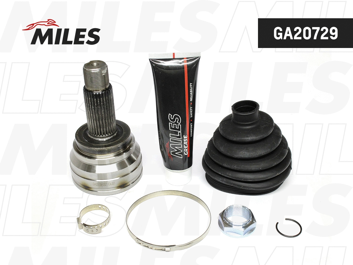 Jeu de joints, arbre de transmission MILES GA20729